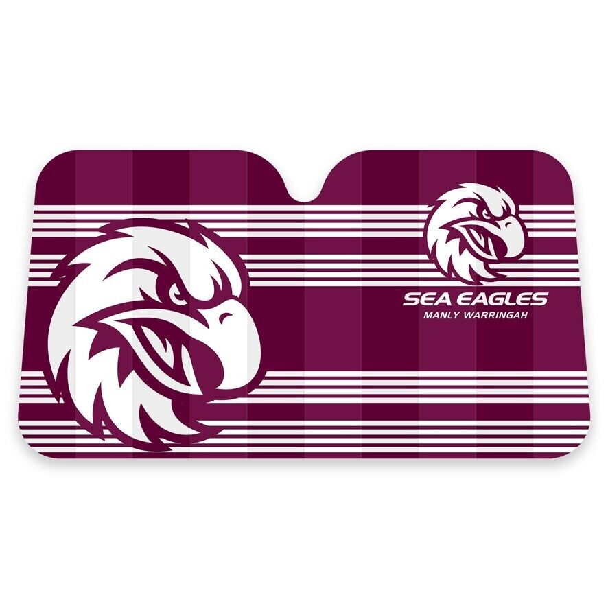 NRL Car Sunshade - Manly Sea Eagles - 130cm x 70cm