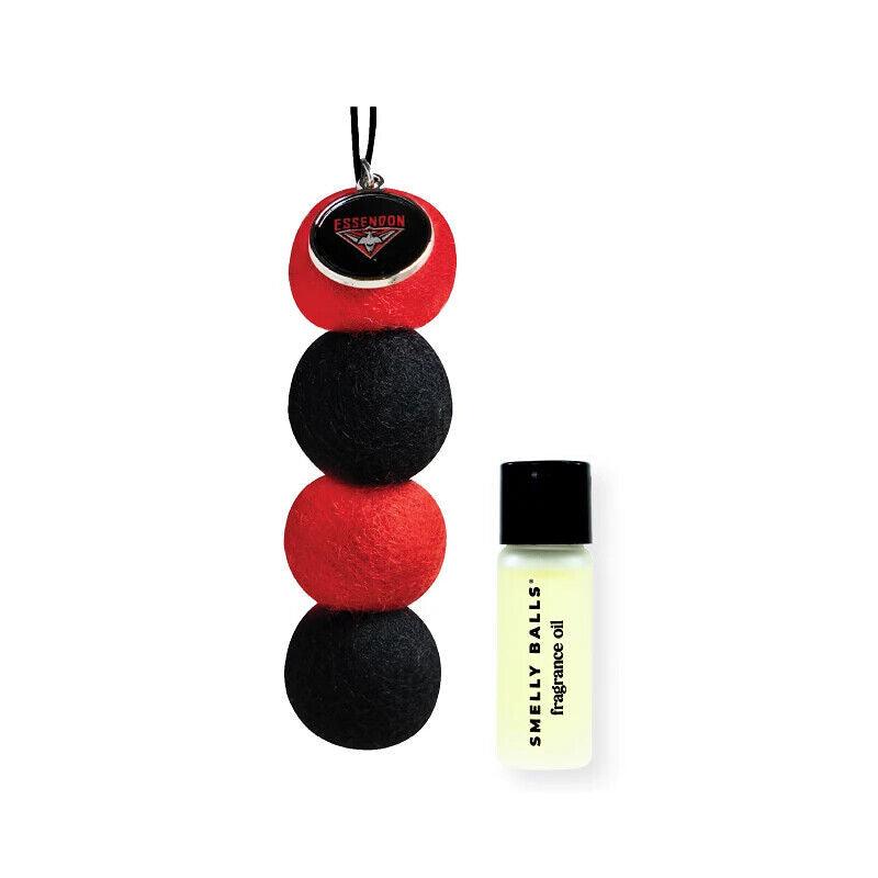 AFL Smelly Balls Set - Essendon Bombers - Re-useable Car Air Freshener