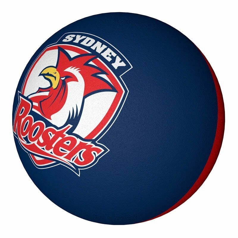 NRL Rubber High Bounce Hand Ball - Sydney Roosters - Single - 6cm