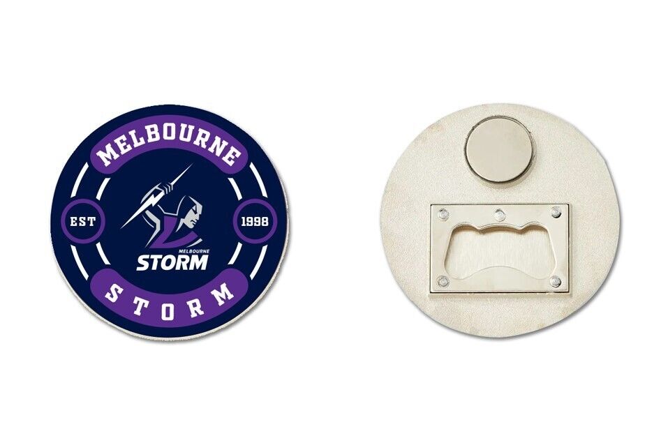 NRL Bottle Opener Magnet - Melbourne Storm - Rugby League