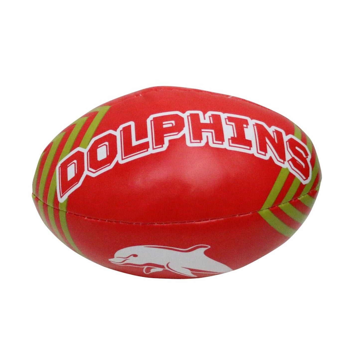 NRL 2025 6 Inch Sponge Football - Dolphins - Supporter Ball