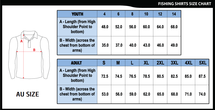 NRL 2024 Long Sleeve Fishing Polo Tee Shirt - Indigenous All Stars - Youth