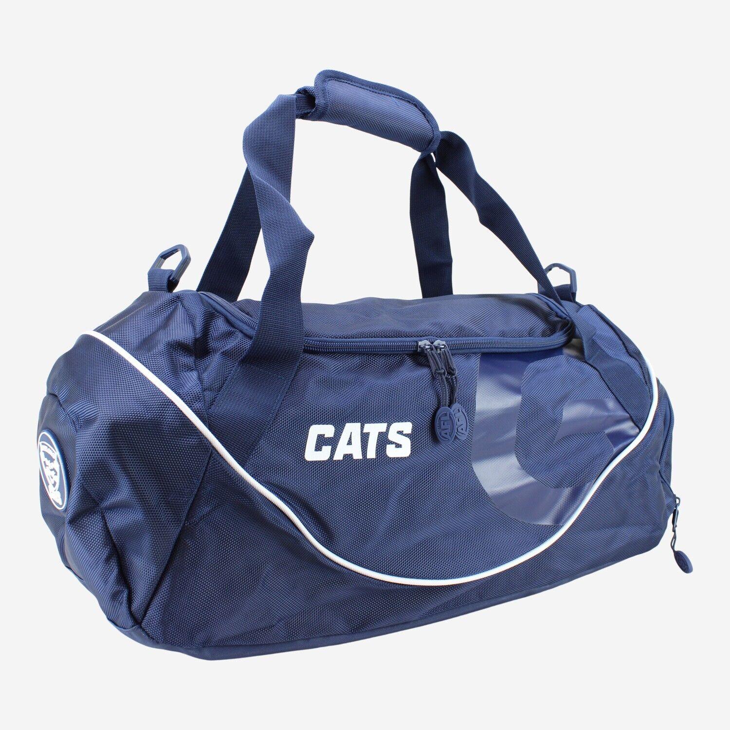 AFL Shadow Sports Bag Geelong Cats Gym Travel Duffle Bag