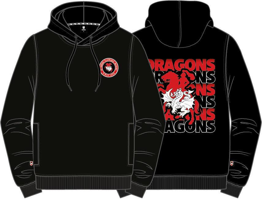 NRL Supporter Hoodie St George Illawarra Dragons Adult Mens