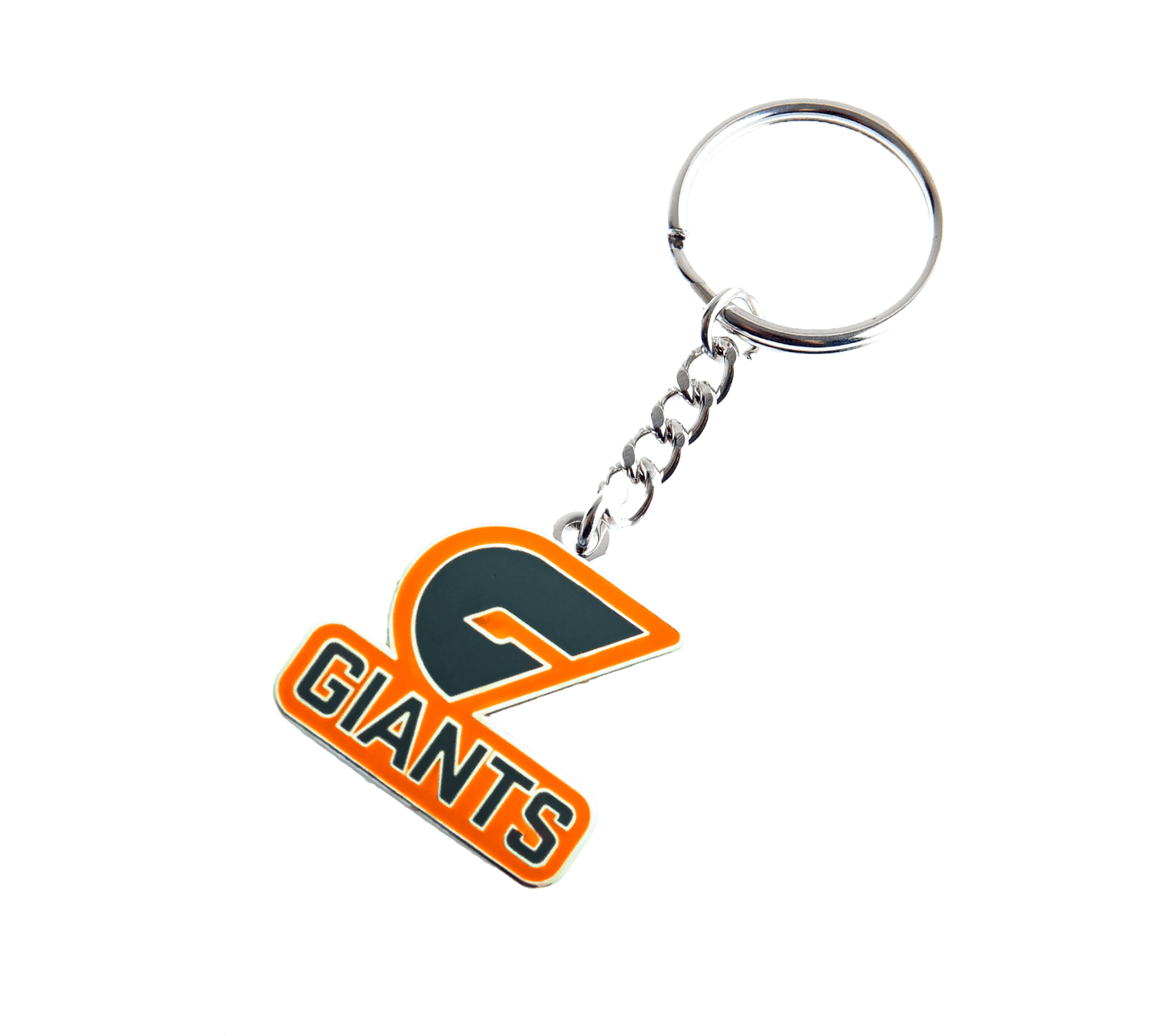AFL Logo Metal Key Ring - GWS Giants - Keyring - Aussie Rules - TROFE