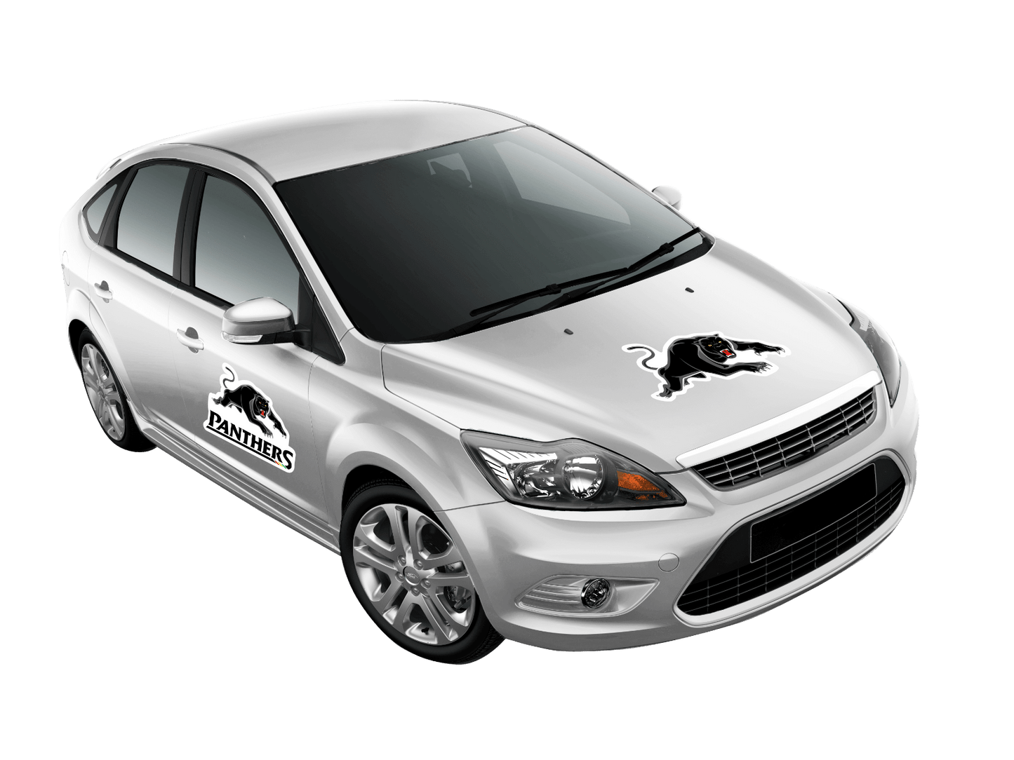 NRL Car Monster Decal - Penrith Panthers - Sticker - Team Logo - 470mm