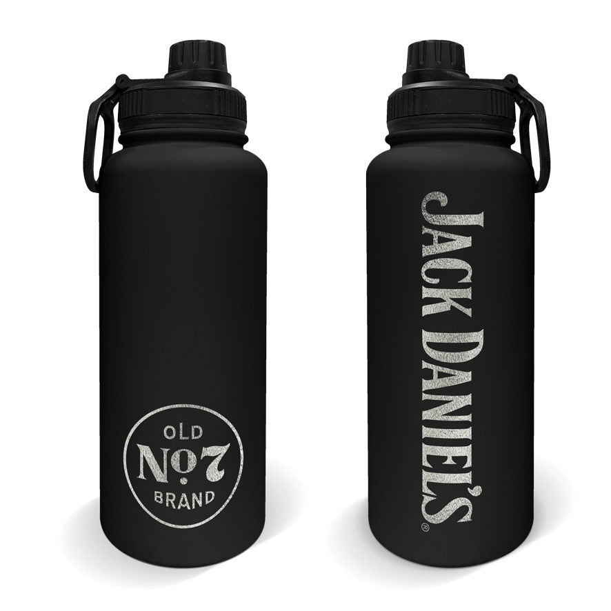 Jack Daniels Stainless Steel Drink Bottle - JD - 960ML - Double Walled