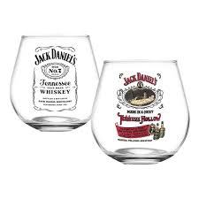 Jack Daniels - Globe Glass Set - Set of Two - Gift Boxed