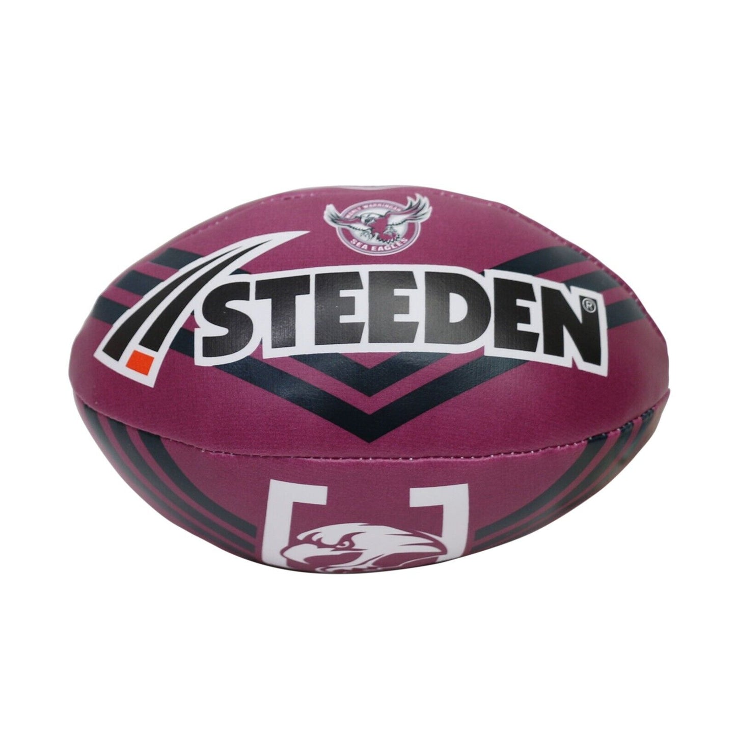 NRL 2023 6 Inch Supporter Sponge Football - Manly Sea Eagles - Ball