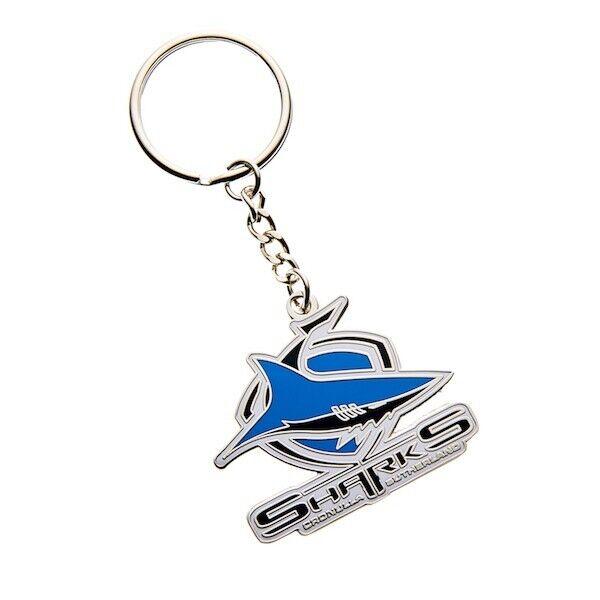 NRL Logo Metal Key Ring - Cronulla Sharks - Keyring - Rugby League - TROFE
