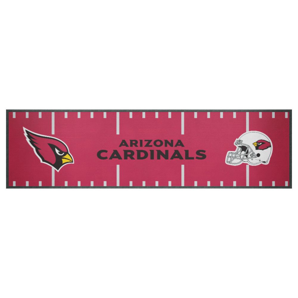 NFL Bar Runner - Arizona Cardinals - 25x90cm - Rubber Backed