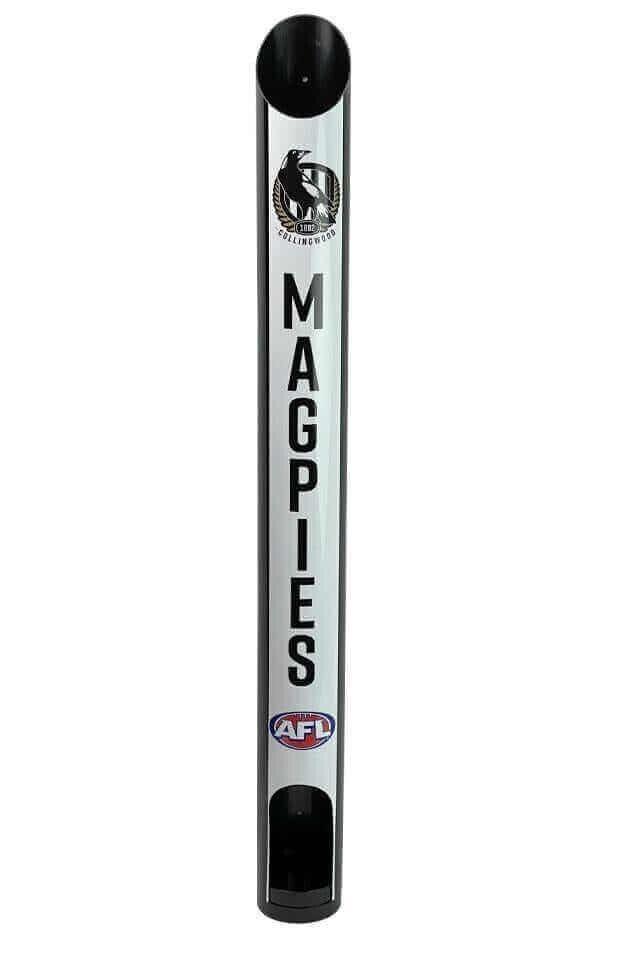 AFL Stubby Cooler Dispenser - Collingwood Magpies - Fits 8 Cooler Wall Mount