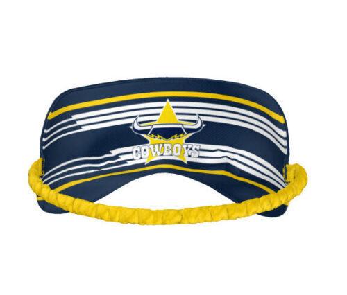 NRL Sleep Mask - North Queensland Cowboys - Reversible - Washable - One Size