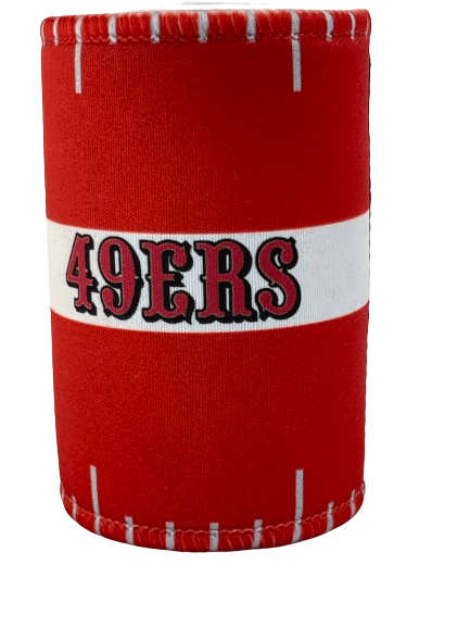 NFL Stubby Cooler - San Francisco 49ers - Can Cooler - Drink - Rubber Base