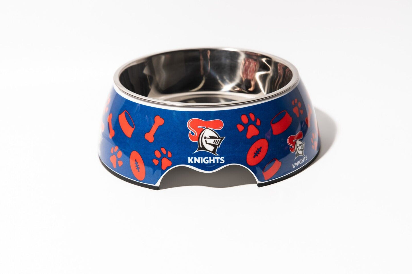 NRL Pet Bowl - Newcastle Knights - Food Water - Dog Cat