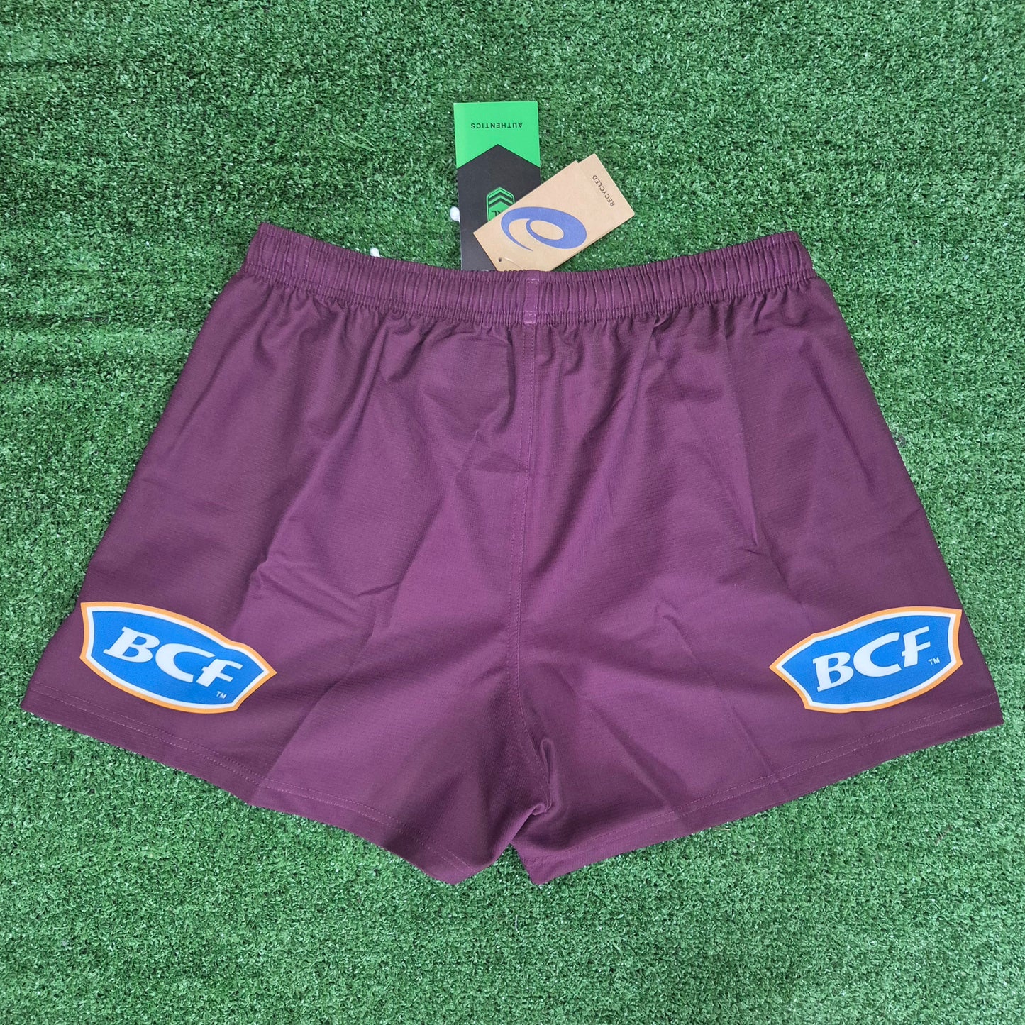 NRL 2025 Home Playing Footy Shorts - Brisbane Broncos - Adult - Mens
