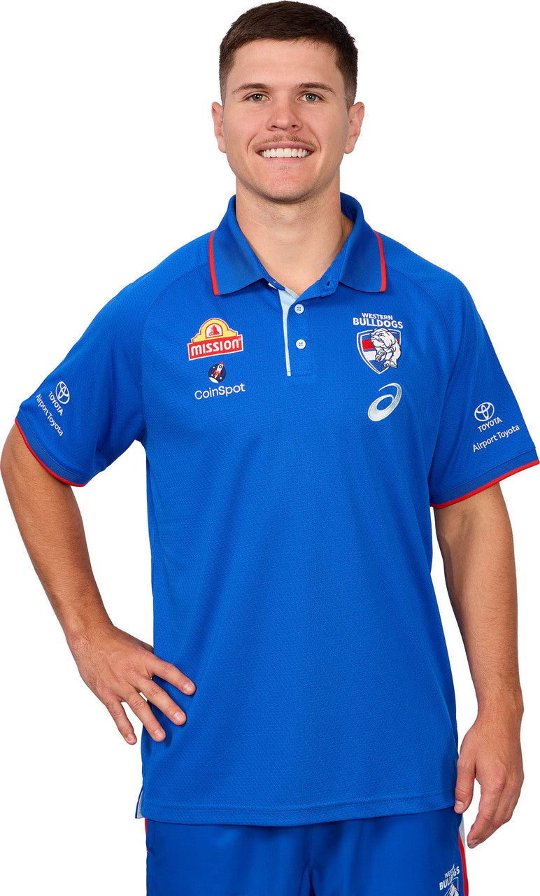 AFL 2026 Media Polo - Western Bulldogs - Adult - Mens