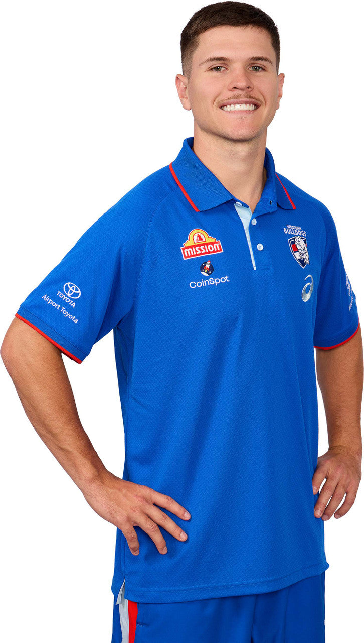 AFL 2026 Media Polo - Western Bulldogs - Adult - Mens