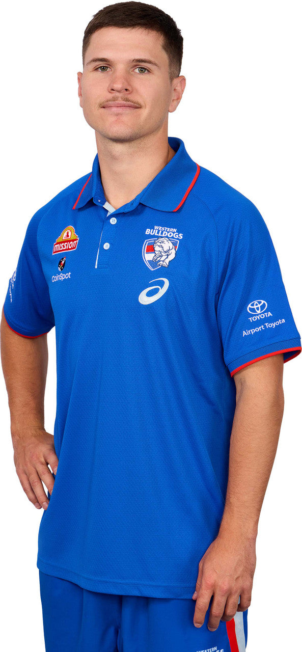 AFL 2026 Media Polo - Western Bulldogs - Adult - Mens