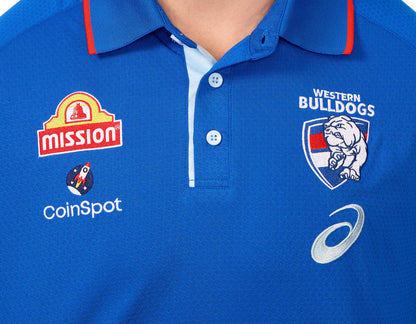 AFL 2026 Media Polo - Western Bulldogs - Adult - Mens