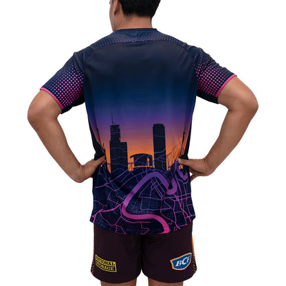 NRL 2026 Run Out Tee - Brisbane Broncos - Adult - Mens