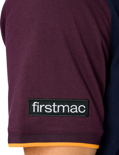 NRL 2026 Team Polo - Brisbane Broncos - Adult - Mens - Midnight Blue