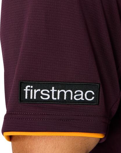 NRL 2026 Training Polo - Brisbane Broncos - Adult - Mens - Maroon