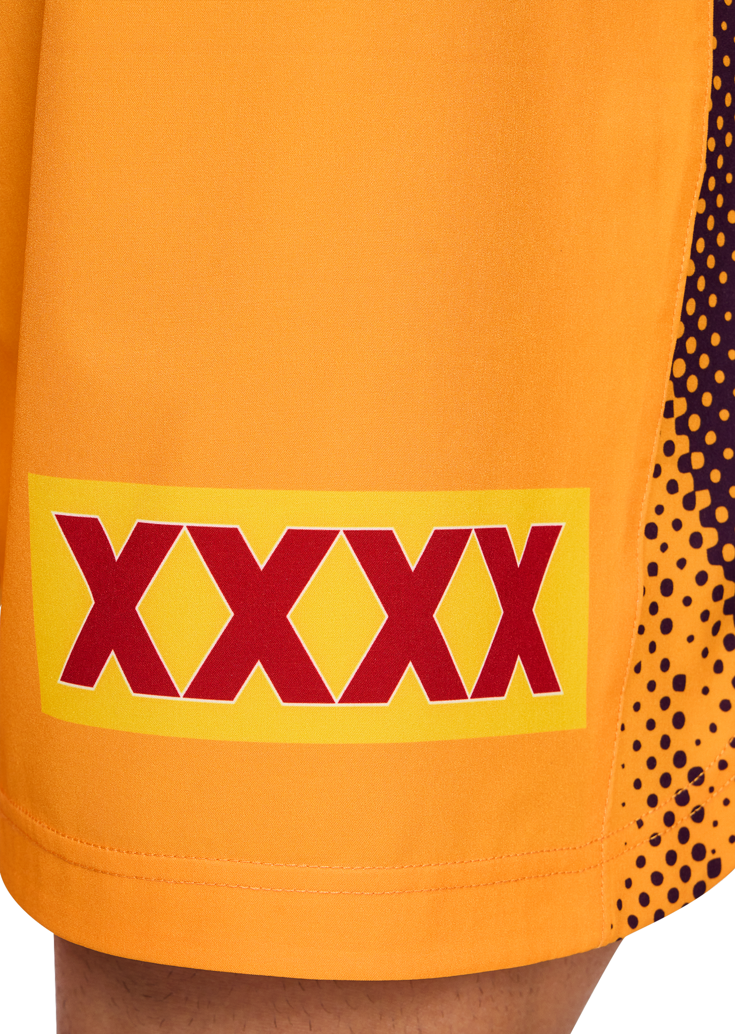 NRL 2026 Training Shorts - Brisbane Broncos - Gold - Adult - Mens