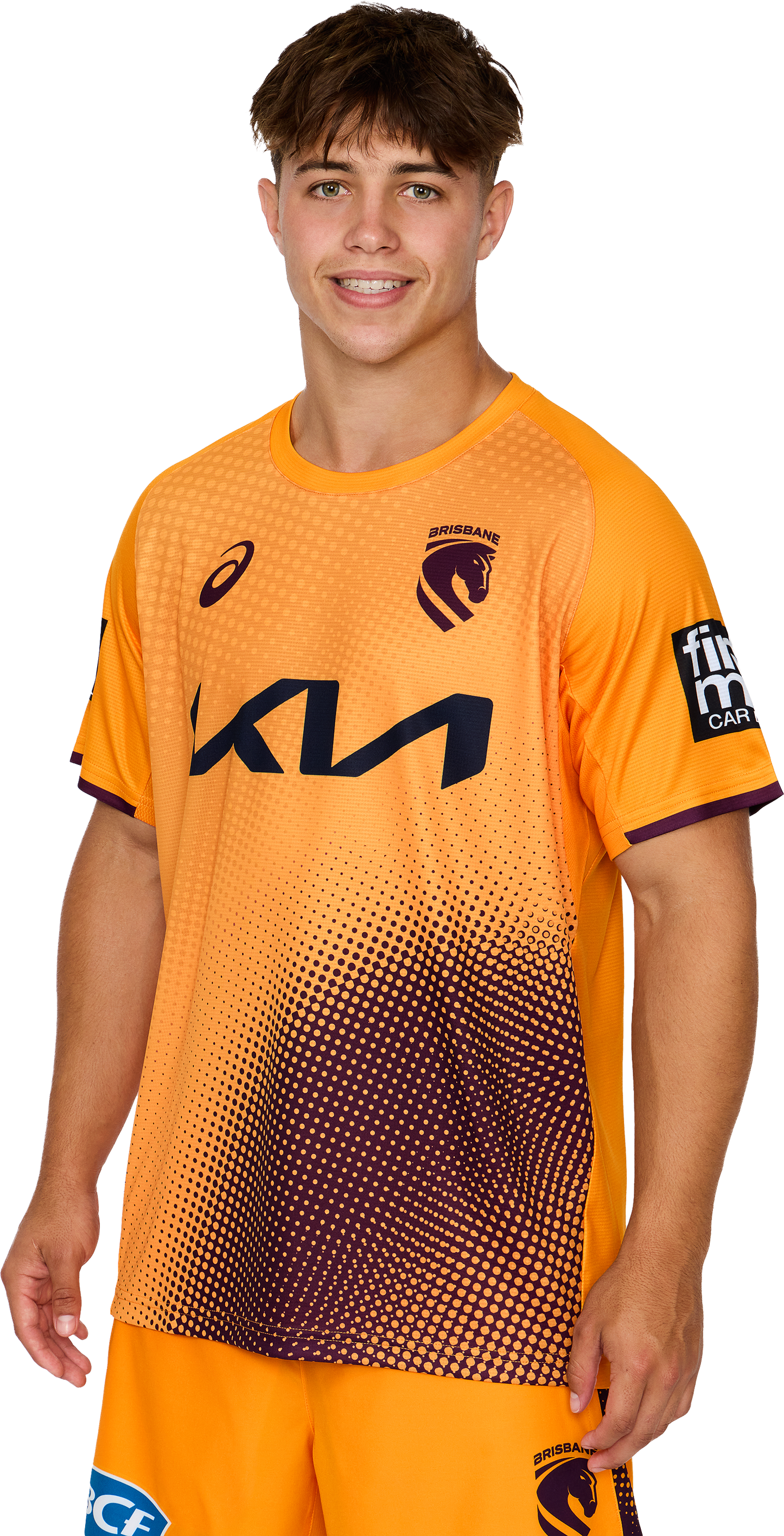 NRL 2026 Training Tee - Brisbane Broncos - Gold - Adult - Mens