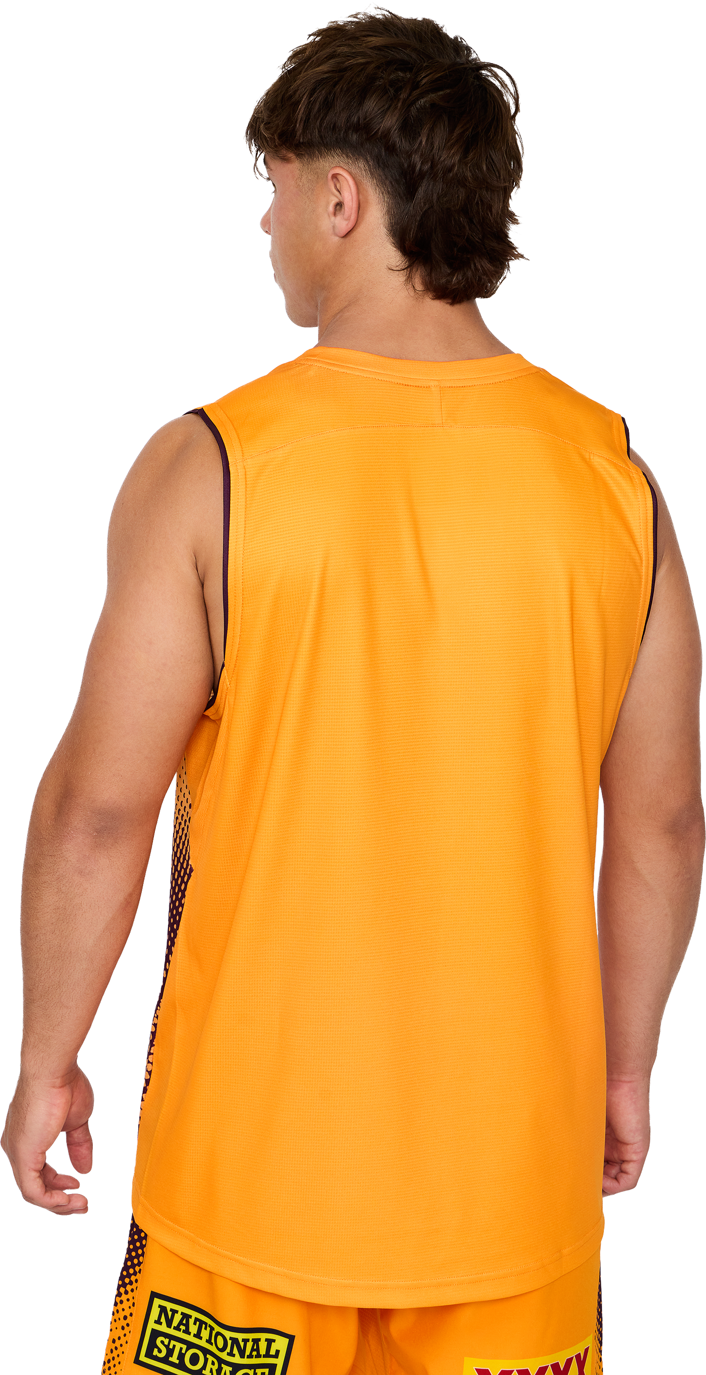 NRL 2026 Training Singlet - Brisbane Broncos - Gold - Adult - Mens