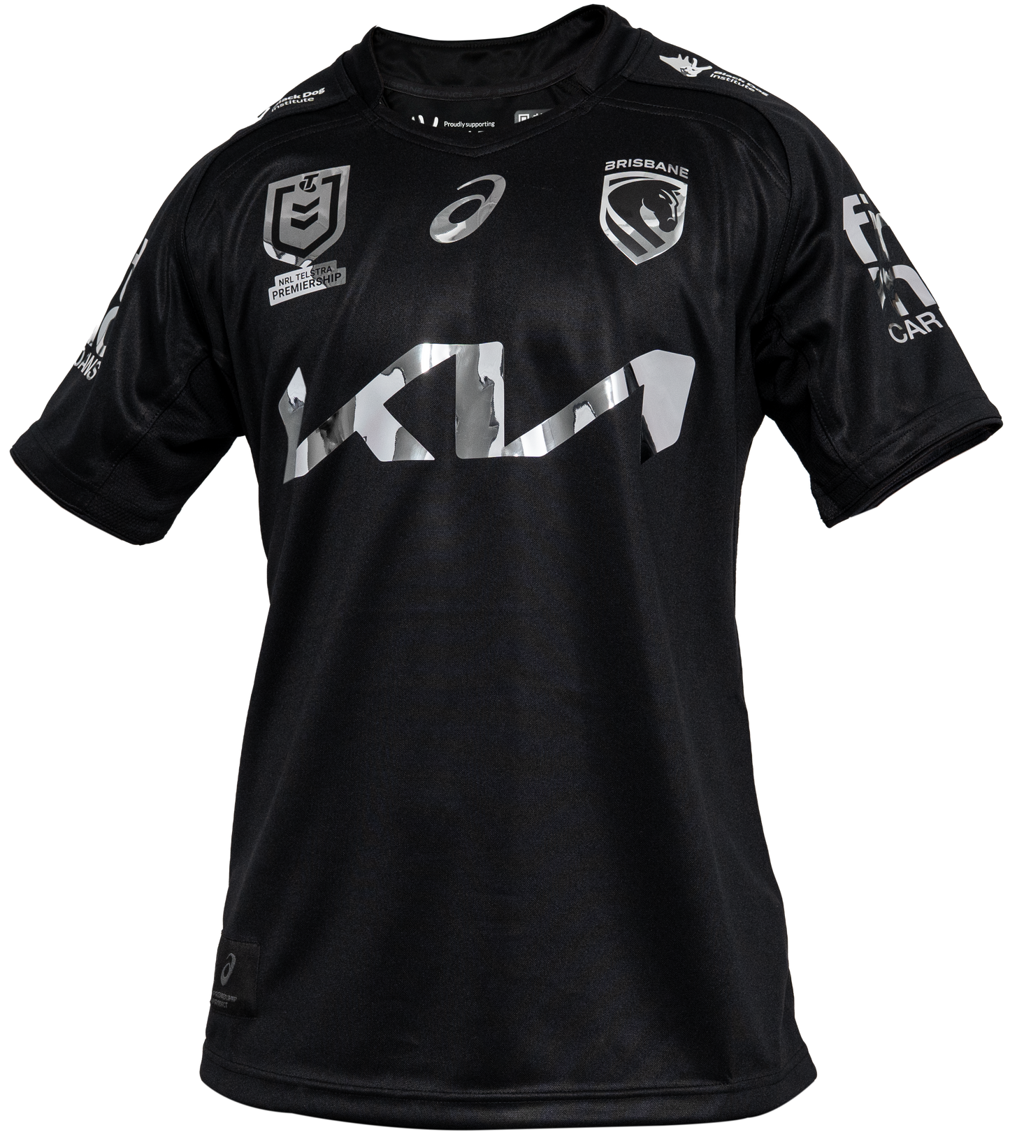 NRL 2026 Black Charity Jersey - Brisbane Broncos - Adult - Mens