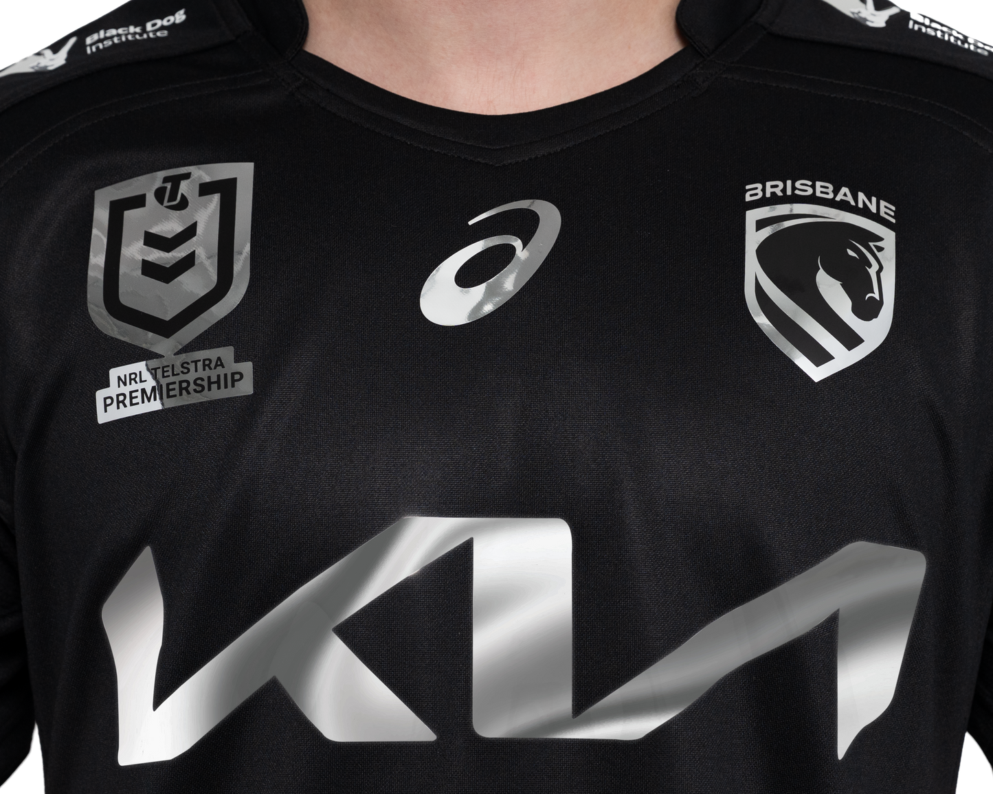 NRL 2026 Black Charity Jersey - Brisbane Broncos - Adult - Mens