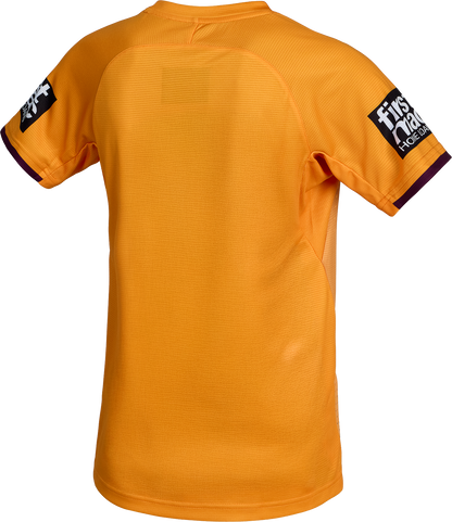 NRL 2026 Training Tee - Brisbane Broncos - Gold - Youth - Kids