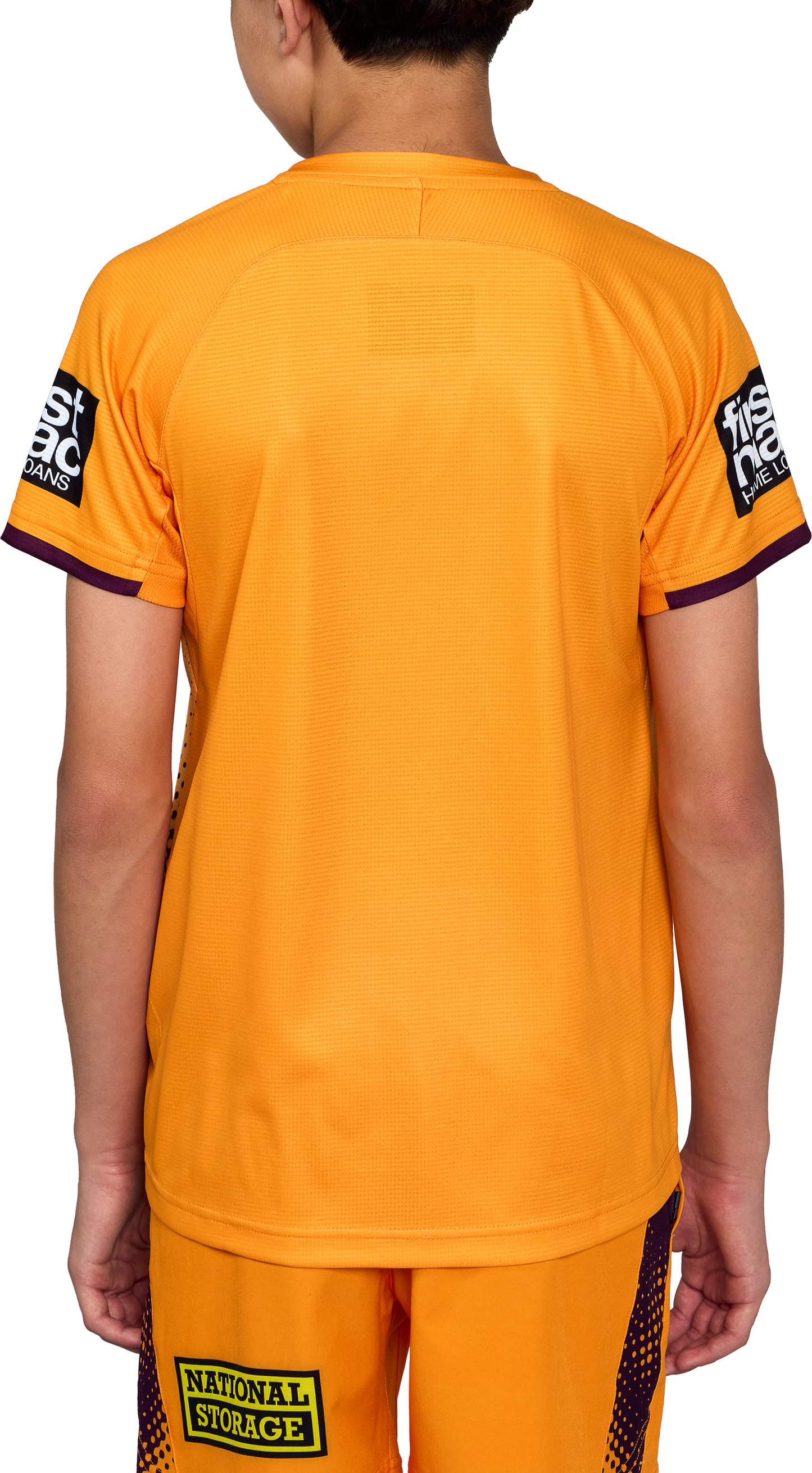 NRL 2026 Training Tee - Brisbane Broncos - Gold - Youth - Kids