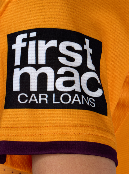 NRL 2026 Training Tee - Brisbane Broncos - Gold - Youth - Kids