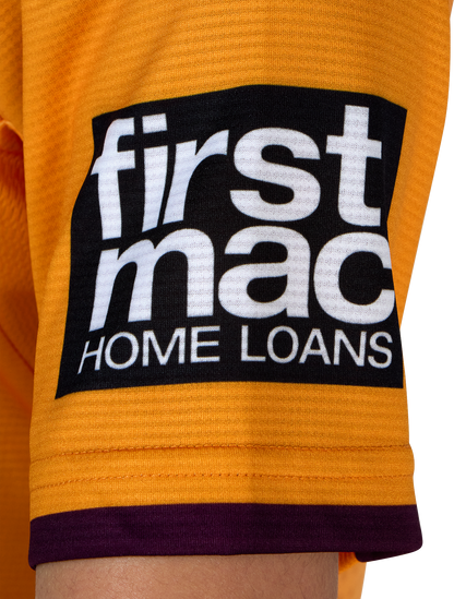 NRL 2026 Training Tee - Brisbane Broncos - Gold - Youth - Kids