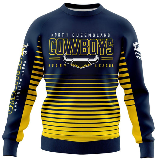 NRL Kids Game Time Pullover - North Queensland Cowboys - Baby - Light Jumper