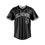 AFL 'Slugger' Baseball Shirt - Collingwood Magpies - Tee - Aussie Rules