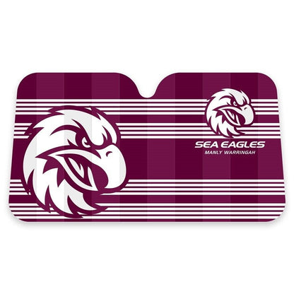NRL Car Sunshade - Manly Sea Eagles - 130cm x 70cm