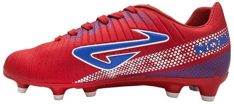 NOMIS Prodigy 2.0 FG Football Boots - Red/Royal/White - Youth - Kids - Shoe