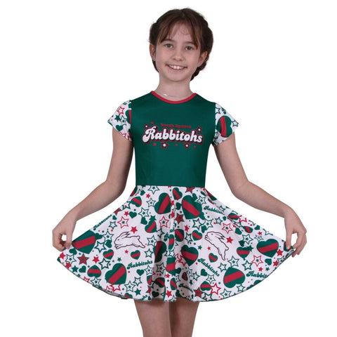 NRL Heartbreaker Dress - South Sydney Rabbitohs - Girls - Toddler - Kid