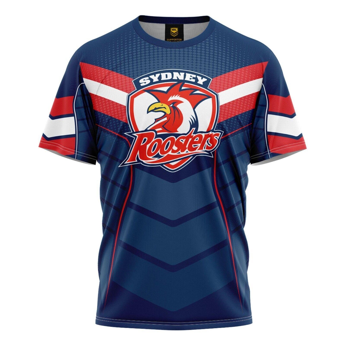 NRL Kids 'Chevron' Tee Shirt - Sydney Roosters - Baby Child T-Shirt