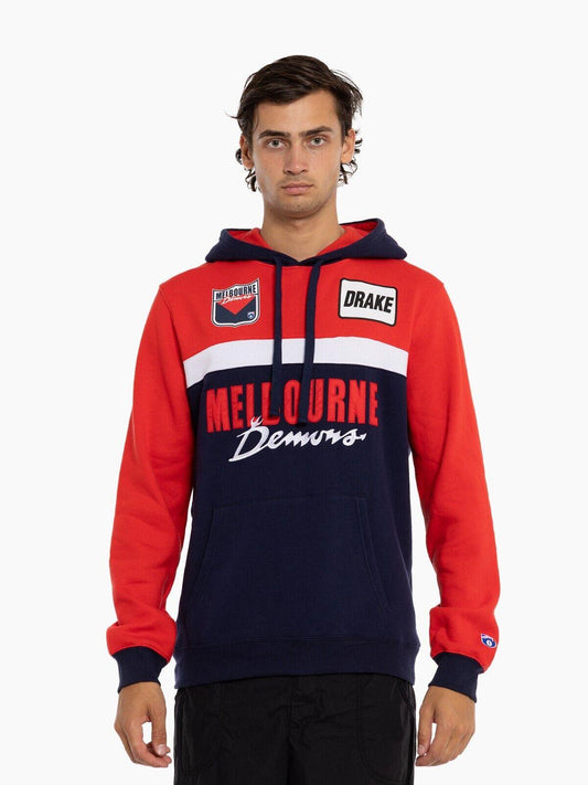 AFL Throwback OTH Hoodie - Melbourne Demons - Adult - Hoody - Jumper