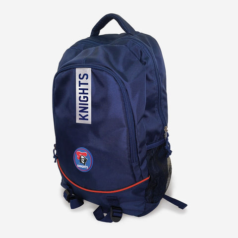 NRL Stirling Backpack - Newcastle Knights - 49x32x12cm - Nylon Bag