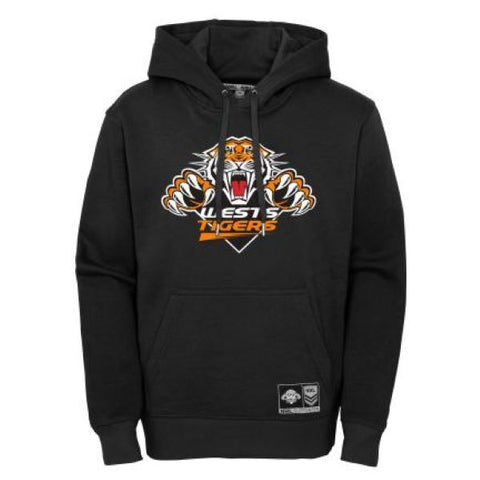 NRL Logo Hoody - West Tigers - Hoodie Jumper Pull Over