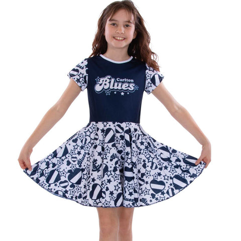 AFL  Heartbreaker Dress - Carlton Blues - Girls - Toddler - Kid