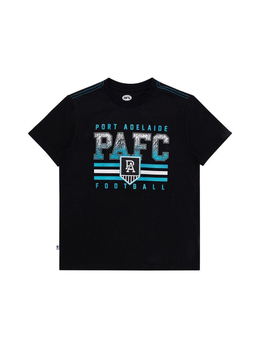 AFL Sketch Tee - Port Adelaide Power - Youth- Kids - T-Shirt