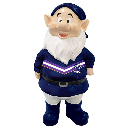 NRL Mini Garden Gnome - Melbourne Storm - Polyresin - 18cm