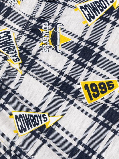 NRL Check Pyjama Set - North Queensland Cowboys - Toddler - NAR