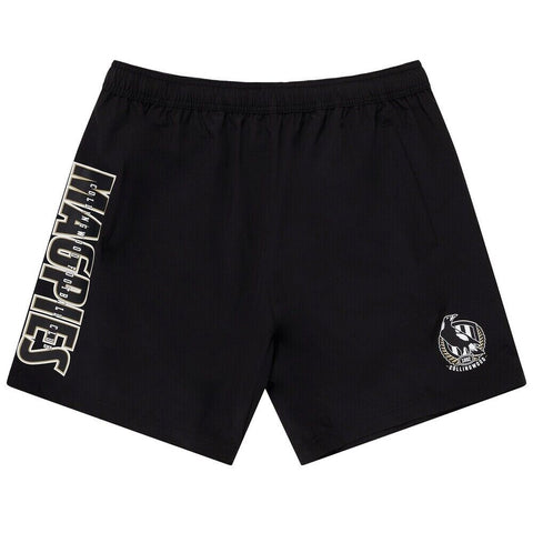 AFL Performance Shorts - Collingwood Magpies - Supporter - Adult - Mens